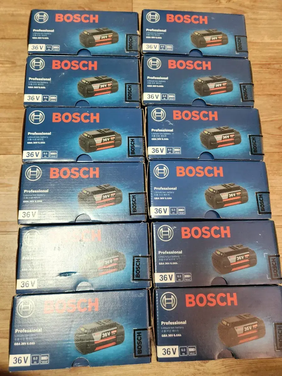 보쉬 BOSCH 36V  6.0 ah 리튬이온 배터리 미사용 팝니다